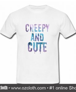 Creepy And Cute fitted T-Shirt (Oztmu)