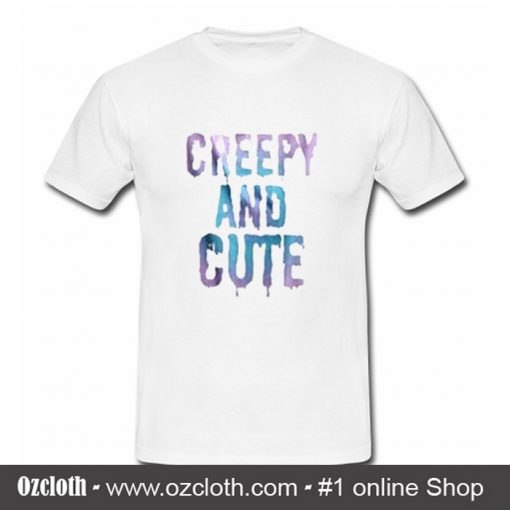 Creepy And Cute fitted T-Shirt (Oztmu)