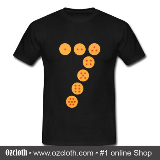 Dragon Ball Z Lucky 7 T Shirt (Oztmu)