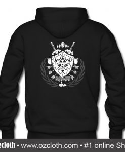 Hylian Crest Hoodie Back (Oztmu)