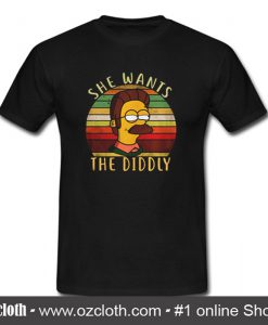 She Wants The Diddly Vintage T Shirt