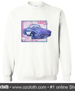 1960 Corvette Convertible Sweatshirt (Oztmu)