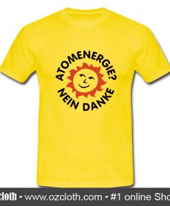Atomenergie Nein Danke T Shirt (Oztmu)