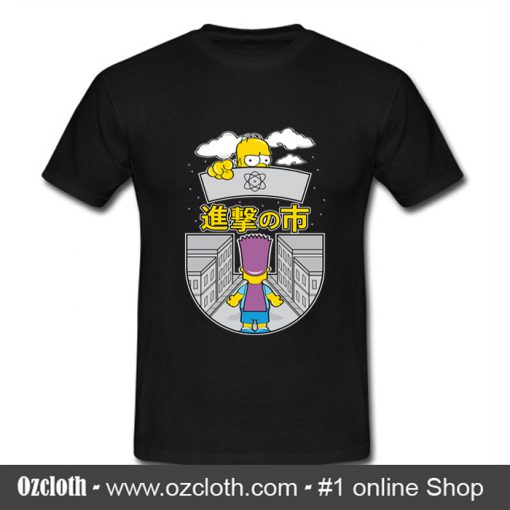 Attack On Springfield T Shirt (Oztmu)