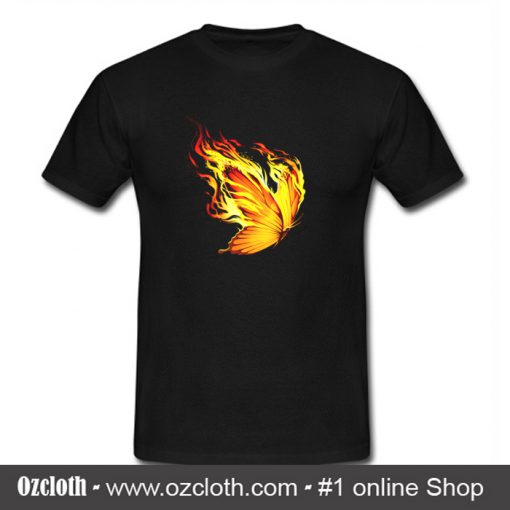 BurnOut Butterfly T Shirt (Oztmu)