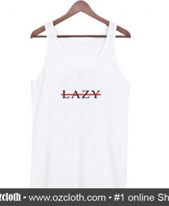 Lazy Cross Line Tank Top (Oztmu)