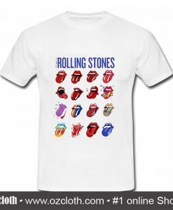 Rolling Stones Stadium Tongue Tour T-Shirt (Oztmu)