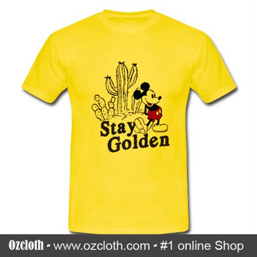 Stay Golden Mickey Mouse T-Shirt (Oztmu)