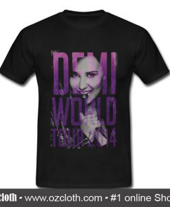 Demi Lovato World Tour T Shirt (Oztmu)