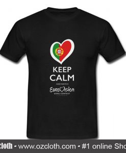 Keep Calm and Watch Eurovision T Shirt (Oztmu)