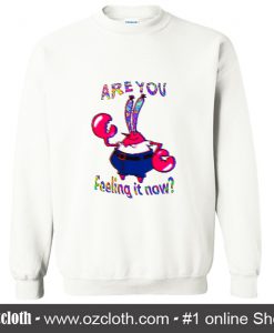 Are You Feeling It Now Mr Krabs Sweatshirt (Oztmu)