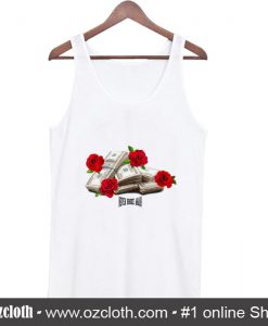 Never Broke Again Rose Stack Tank Top (Oztmu)