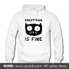 Everything Is Fine Cat Hoodie (Oztmu)