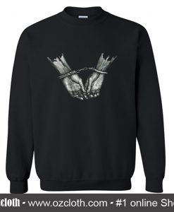 Men Hands Print Sweatshirt (Oztmu)