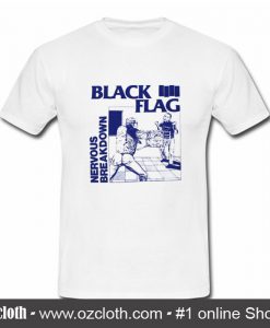 Black Flag Nervous Breakdown T Shirt (Oztmu)