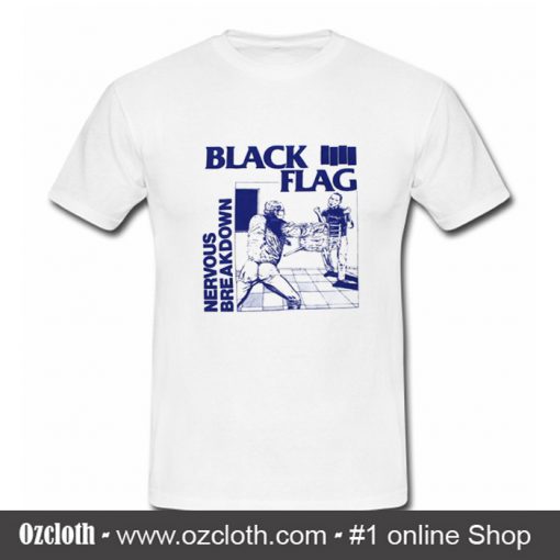 Black Flag Nervous Breakdown T Shirt (Oztmu)