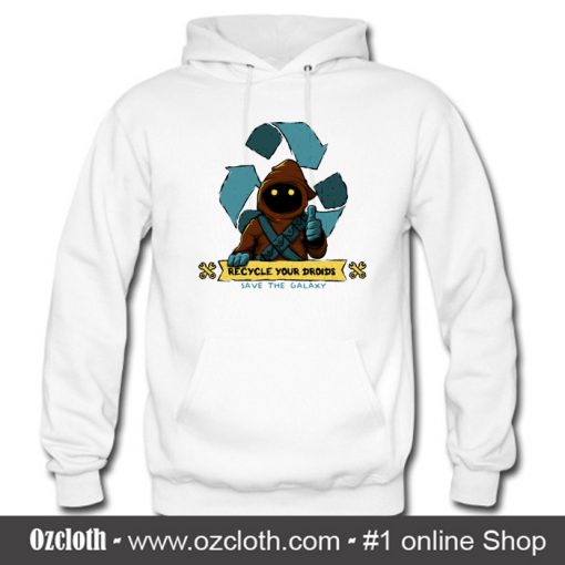 Earth Day Is Coming Recycle Your Droid Hoodie (Oztmu)