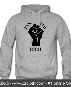 Progressive Tax The Rich 4 Liberal Protest Vote Hoodie (Oztmu)