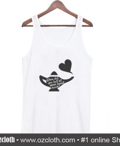 When Did You Last Let Your Heart Decide Tank Top (Oztmu)