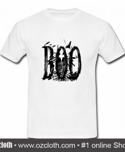 BOO Scary HALLOWEEN T Shirt (Oztmu)