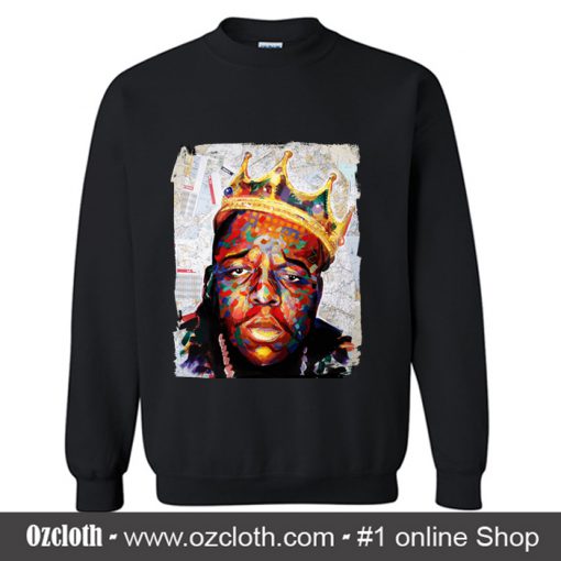 Biggie Map Style Sweatshirt (Oztmu)