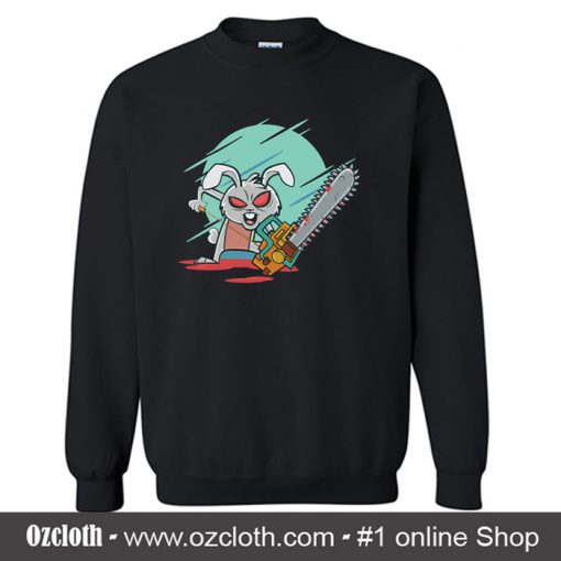 Crazy Easter Bunny Sweatshirt (Oztmu)