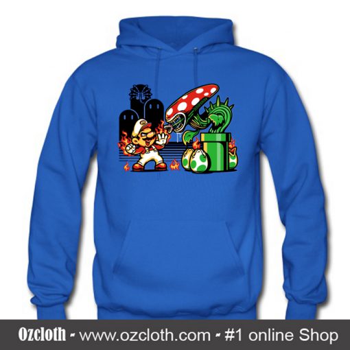 Get This Parody Alien Super Mario Hoodie (Oztmu)