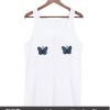 Blue Ribbed Butterfly Tanktop (Oztmu)