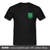 Cat Middle Finger Pocket T Shirt (Oztmu)