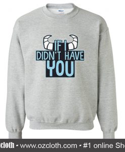 If I Didn't Have You Sweatshirt (Oztmu)