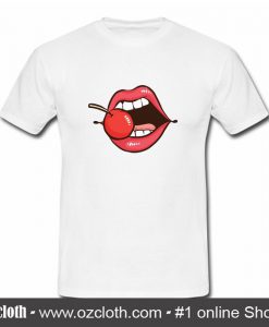 Lips Cherry T Shirt (Oztmu)