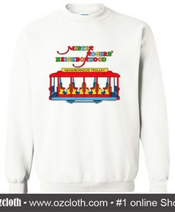 Mister Rogers Neighborhood Trolley Sweatshirt (Oztmu)