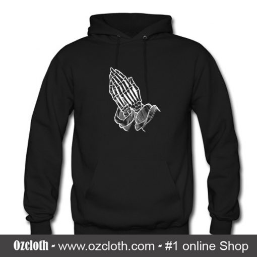 Skeleton Praying Hands Hoodie (Oztmu)