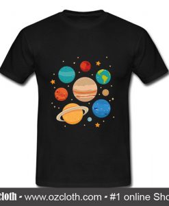 Solar System Planets T Shirt (Oztmu)