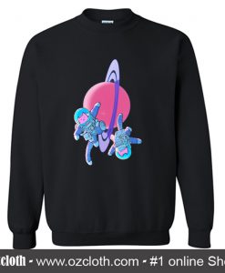 Spacecat Duo & Planet Freind Sweatshirt (Oztmu)