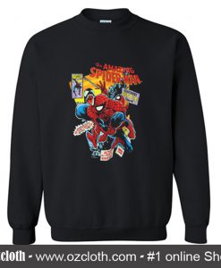 Spiderman 1993 Vintage Marvel Comics Sweatshirt (Oztmu)