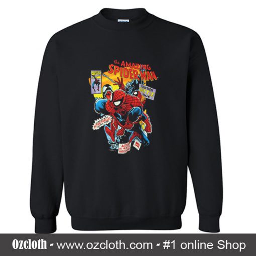 Spiderman 1993 Vintage Marvel Comics Sweatshirt (Oztmu)