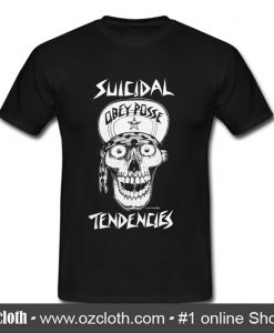 Suicidal Tendencies Flip Cap Skull T Shirt (Oztmu)