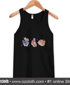 Bunnerfly Lines Bunny Butterfly Tank Top (Oztmu)