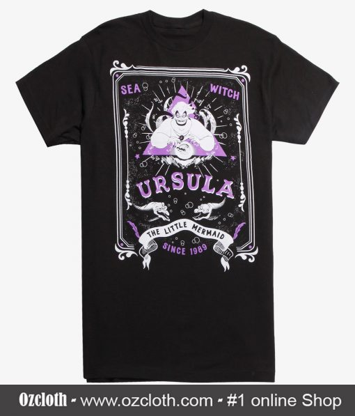 Disney Villains Ursula Tarot Card T-Shirt (Oztmu)