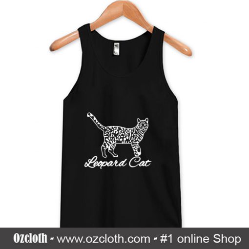 Leopard cat Tank Top (Oztmu)