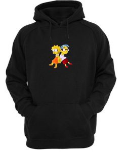 Lisa Simpson And Milhouse Hoodie (Oztmu)