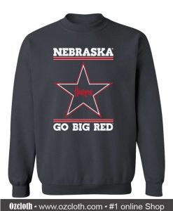Nebraska Go Big Red Sweatshirt (Oztmu)