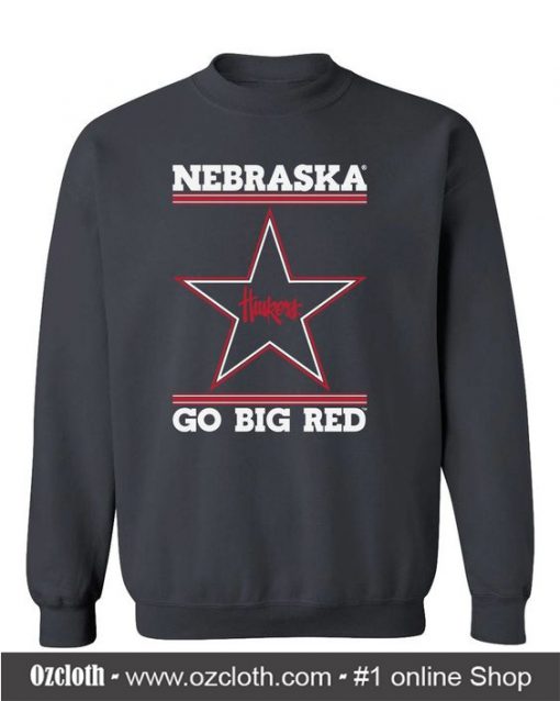 Nebraska Go Big Red Sweatshirt (Oztmu)