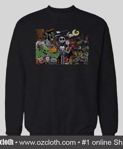 Nightmare Before Crhistmas Sweatshirt (Oztmu)