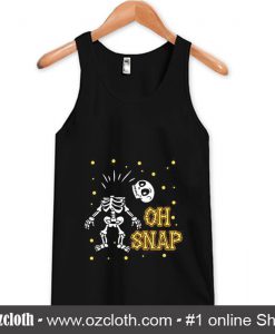 Oh Snap Skeleton Halloween Tank Top (Oztmu)