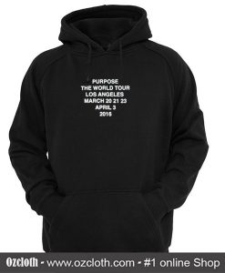 Purpose The World Tour Los Angeles 2016 Hoodie (Oztmu)