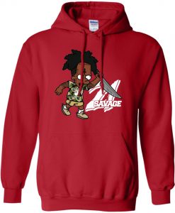 21 Savage Bart Simpson Pullover Hoodie (Oztmu)