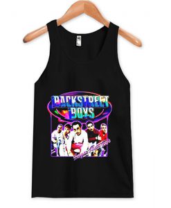 Backstreet Boys Larger Than Life Black Tank Top (Oztmu)