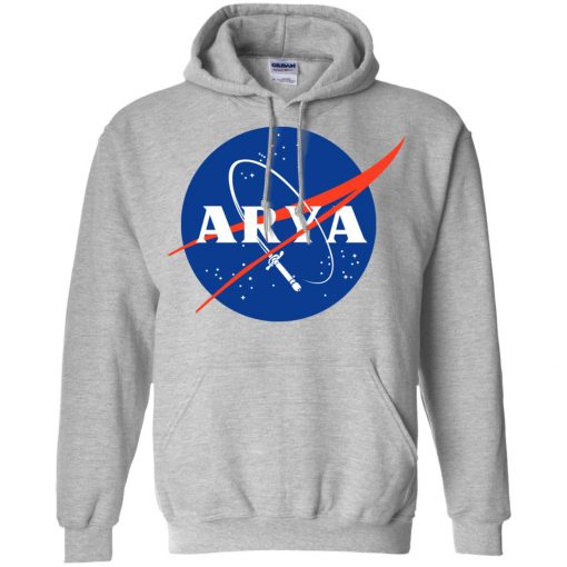 Game Of Thrones Arya NASA Logo Pullover Hoodie (Oztmu)